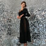 Komplet body + spódnica maxi NB Soletto czarny