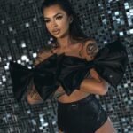 Spodenki brokatowe NB Libre czarne