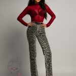 Body z siatki Mojo bordowe