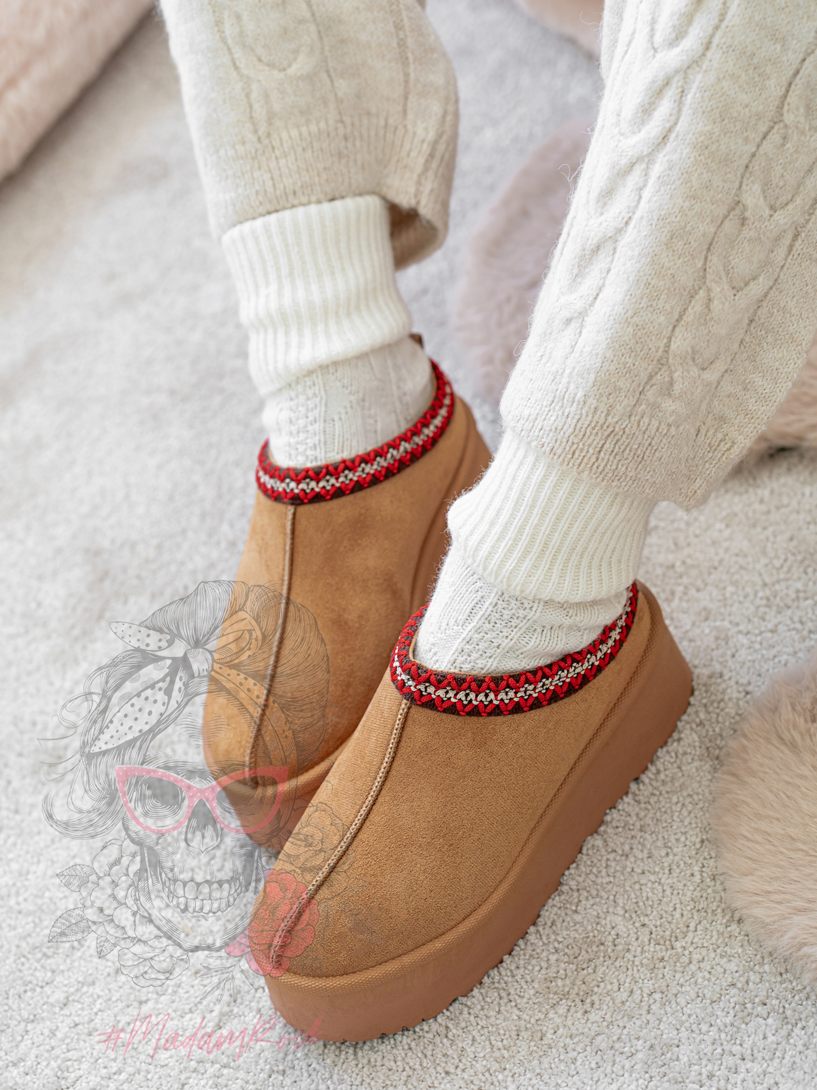 Śniegowce odkryte Madam Gobby karmelowe Śniegowce odkryte Madam Gobby karmelowe