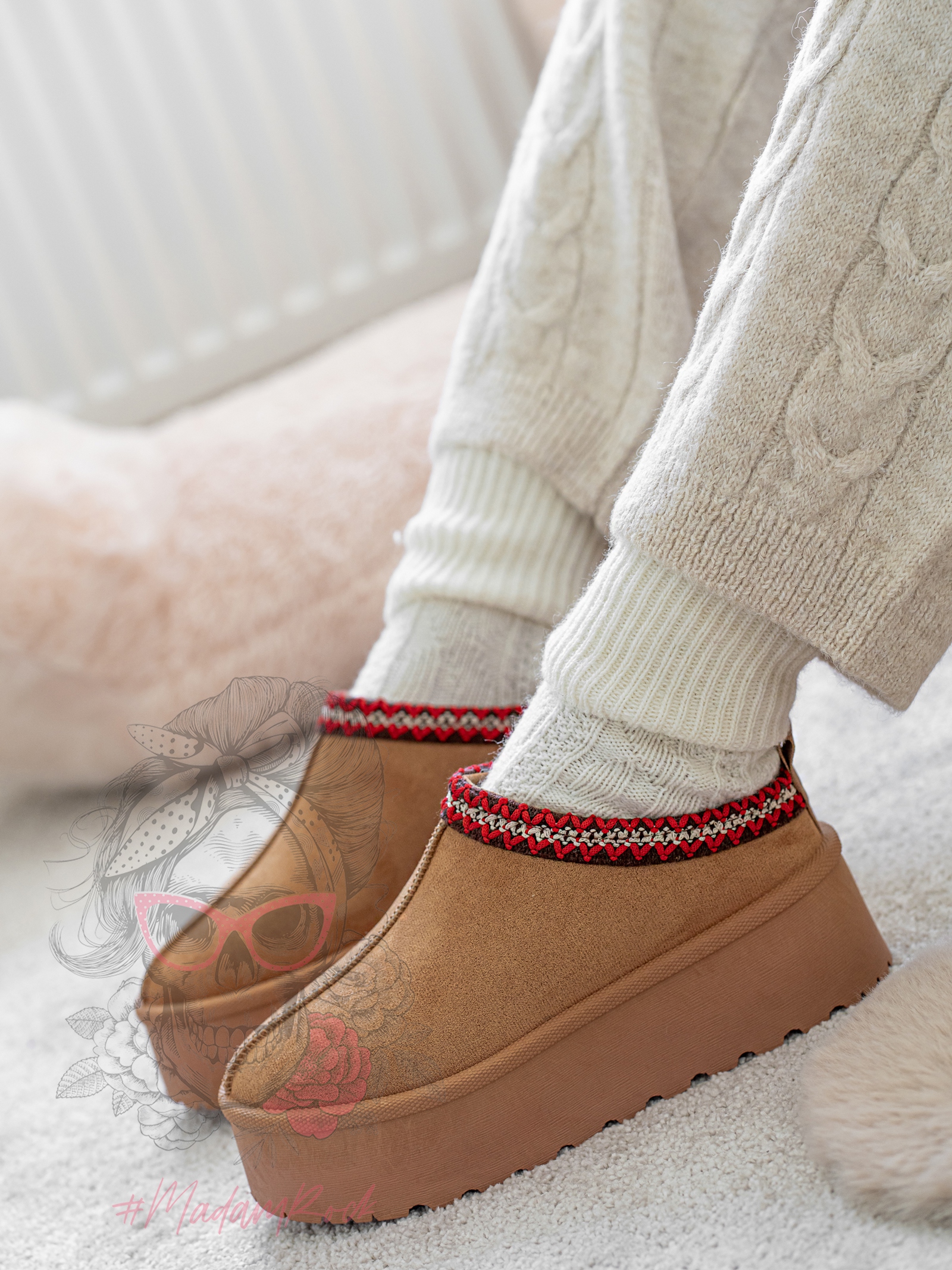 Śniegowce odkryte Madam Gobby karmelowe Śniegowce odkryte Madam Gobby karmelowe