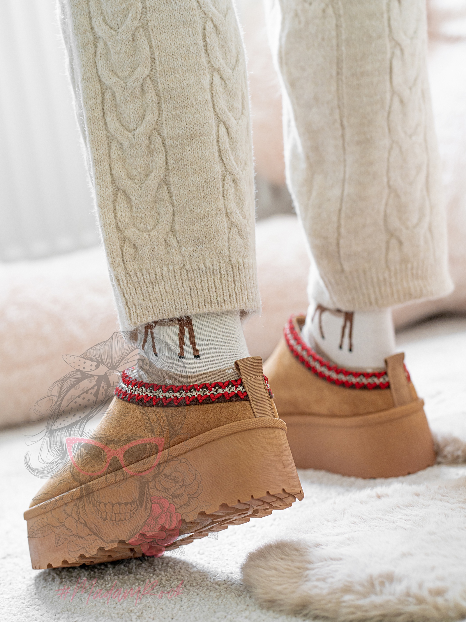 Śniegowce odkryte Madam Gobby karmelowe Śniegowce odkryte Madam Gobby karmelowe