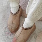 Śniegowce odkryte Madam Gobby c. beżowe