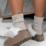 Śniegowce odkryte Madam Gosh cappuccino