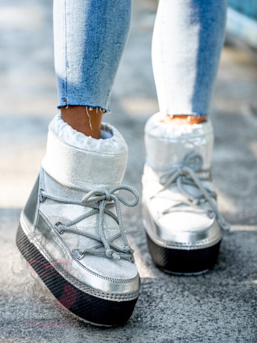 Śniegowce metaliczne Rock Fenome srebrne