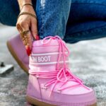 Śniegowce Madam Snow Boots Short różowe