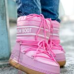 Śniegowce Madam Snow Boots Short różowe