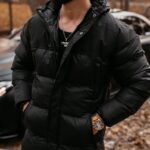 Kurtka pikowana męska PHILADELPHIA OLAVOGA czarna