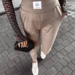 Spodnie wyszczuplające FLEX OLAVOGA beżowe