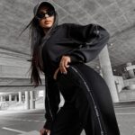 Dres damski z lampasem SHUMM OLAVOGA czarny