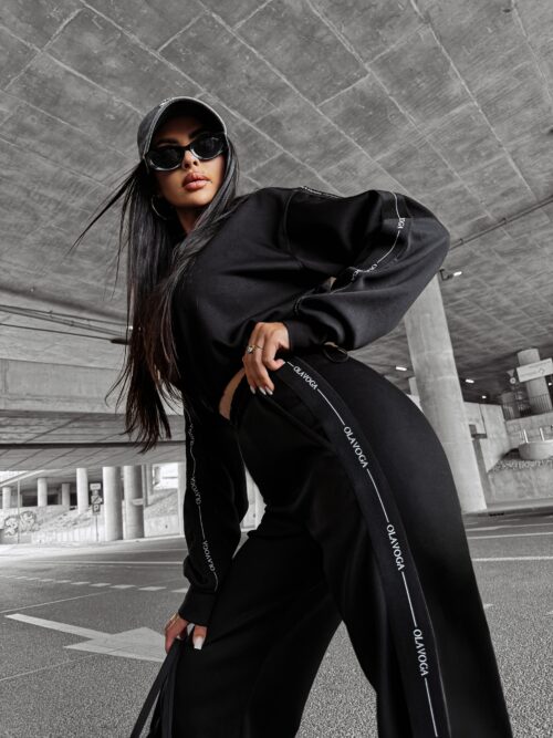 Dres damski z lampasem SHUMM OLAVOGA czarny