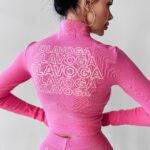 Komplet przylegający RISING OLAVOGA różowy