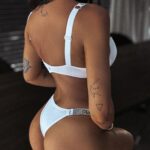 Majtki brazyliany damskie SLEEK OLAVOGA białe