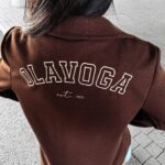 Płaszcz jesienny LOVER OLAVOGA brązowy