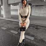 Kombinezon dopasowany BRASIL OLAVOGA beżowy