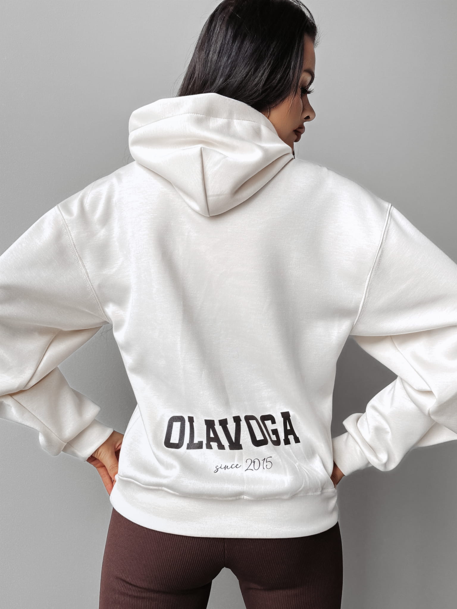 Bluza z kapturem AROZI OLAVOGA ecru