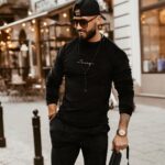 Komplet męski VELVET MASTER OLAVOGA czarny