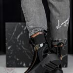 Botki klasyczne Madam Erts lakierowane czarne