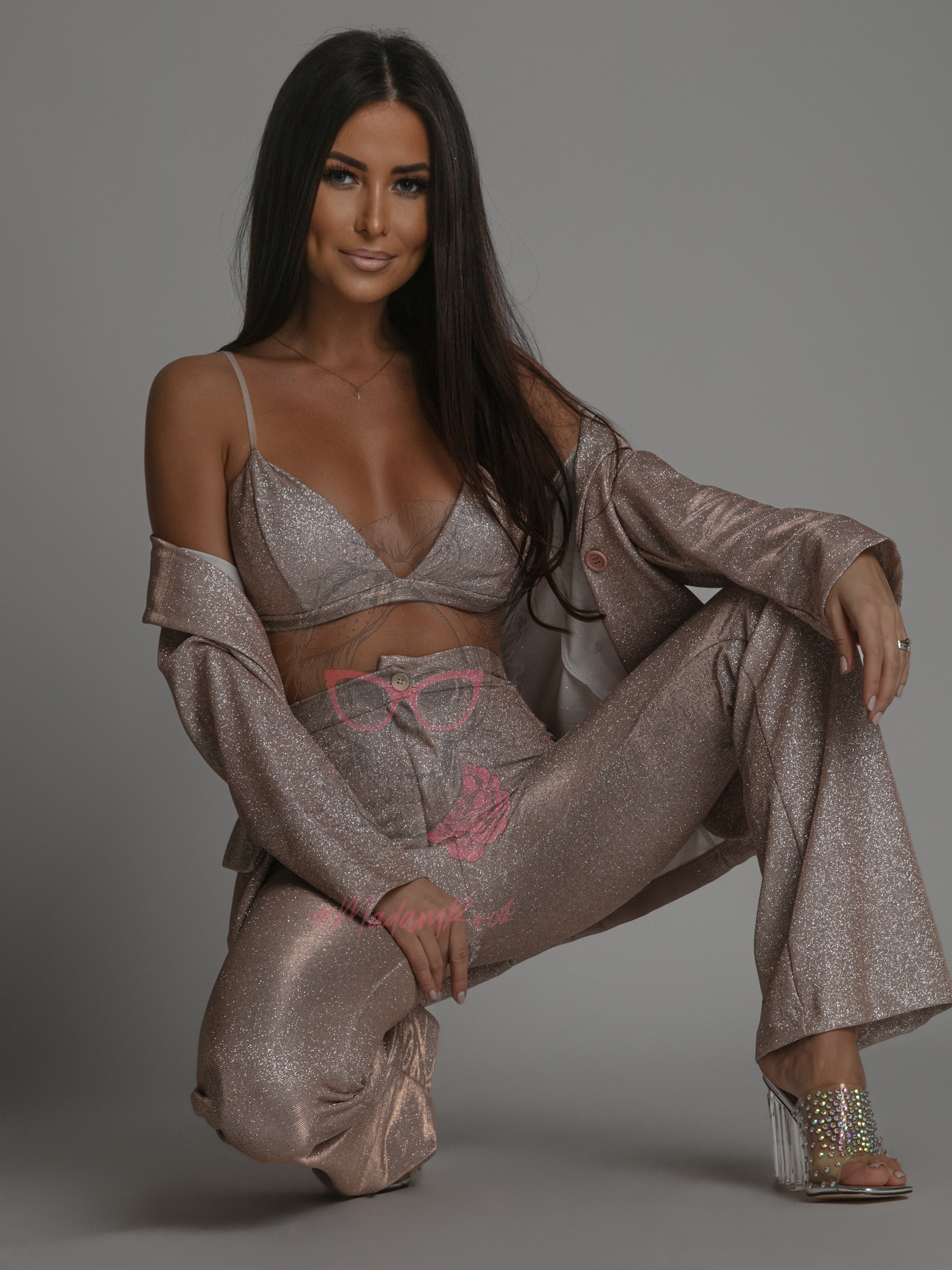 Komplet 3-częściowy Ilatien szampan