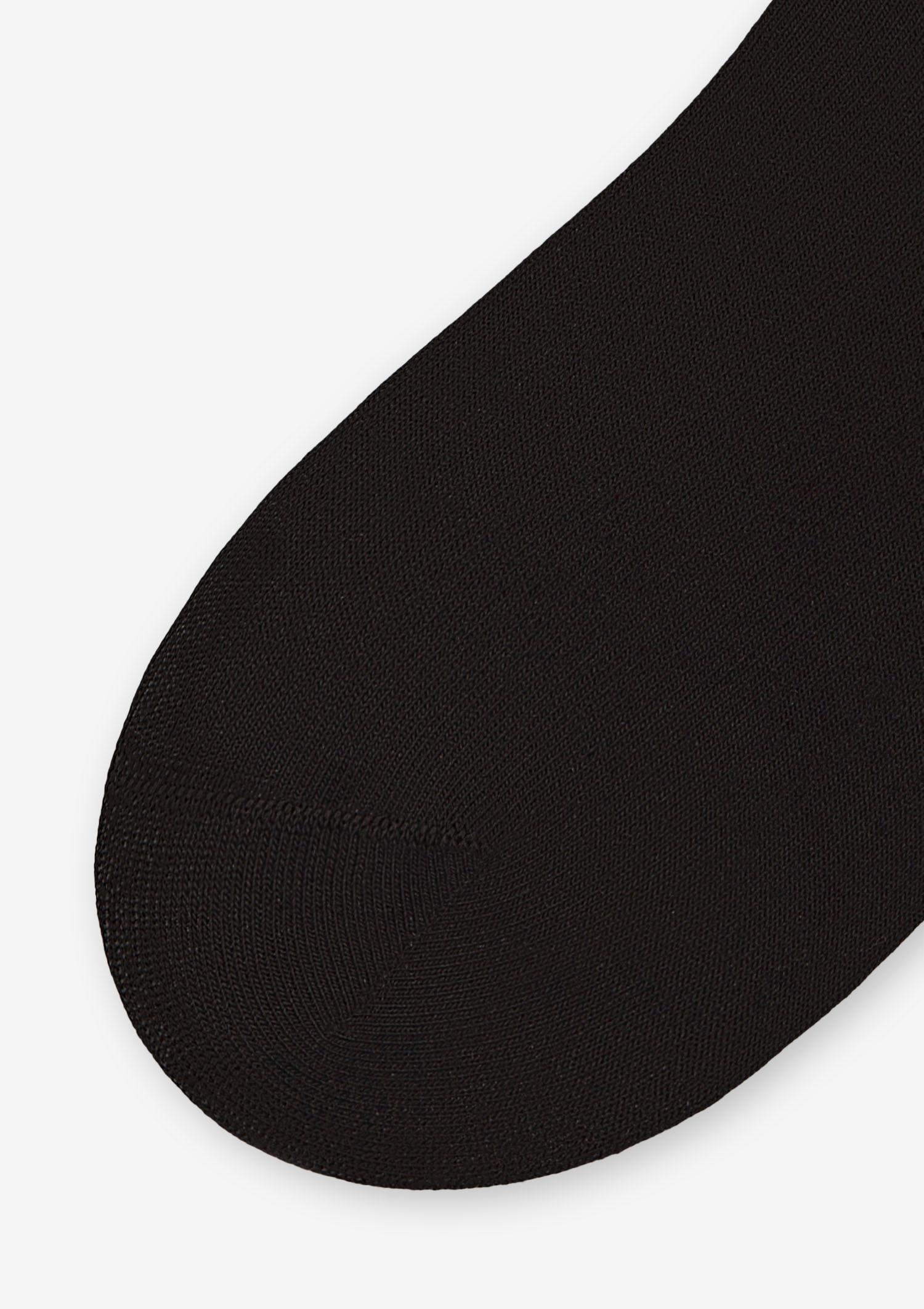 Skarpetki sportowe z kolorowym ściągaczem czarne