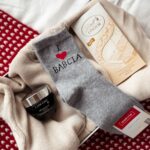 Skarpetki damskie I love Babcia szare