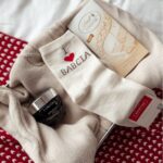 Skarpetki damskie I love Babcia ecru