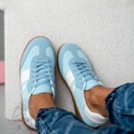 Buty sportowe Madam Garisis błękitne