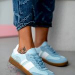 Buty sportowe Madam Garisis błękitne