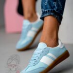 Buty sportowe Madam Garisis błękitne