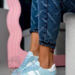 Buty sportowe Madam Garisis błękitne