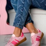 Buty sportowe Madam Garisis różowe