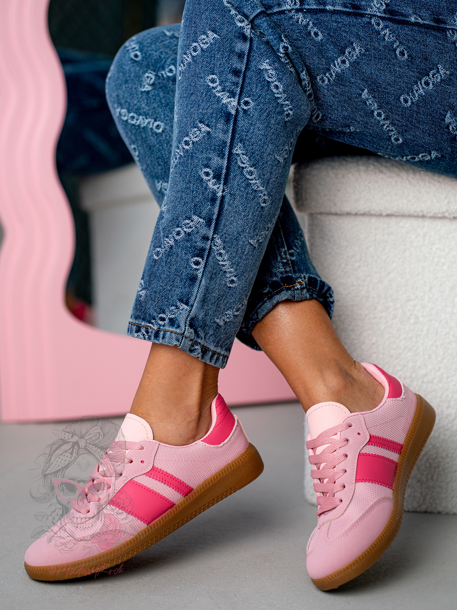 Buty sportowe Madam Garisis różowe Buty sportowe Madam Garisis różowe