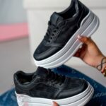 Trampki na grubej podeszwie Madam Miju czarne