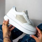 Trampki na grubej podeszwie Madam Miju białe