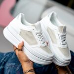 Trampki na grubej podeszwie Madam Miju białe