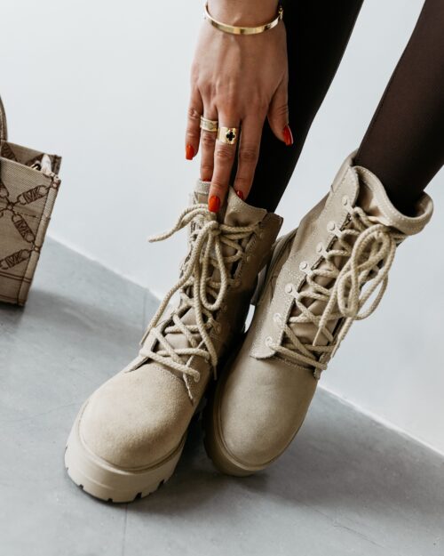 Workery damskie HIKER OLAVOGA beżowe