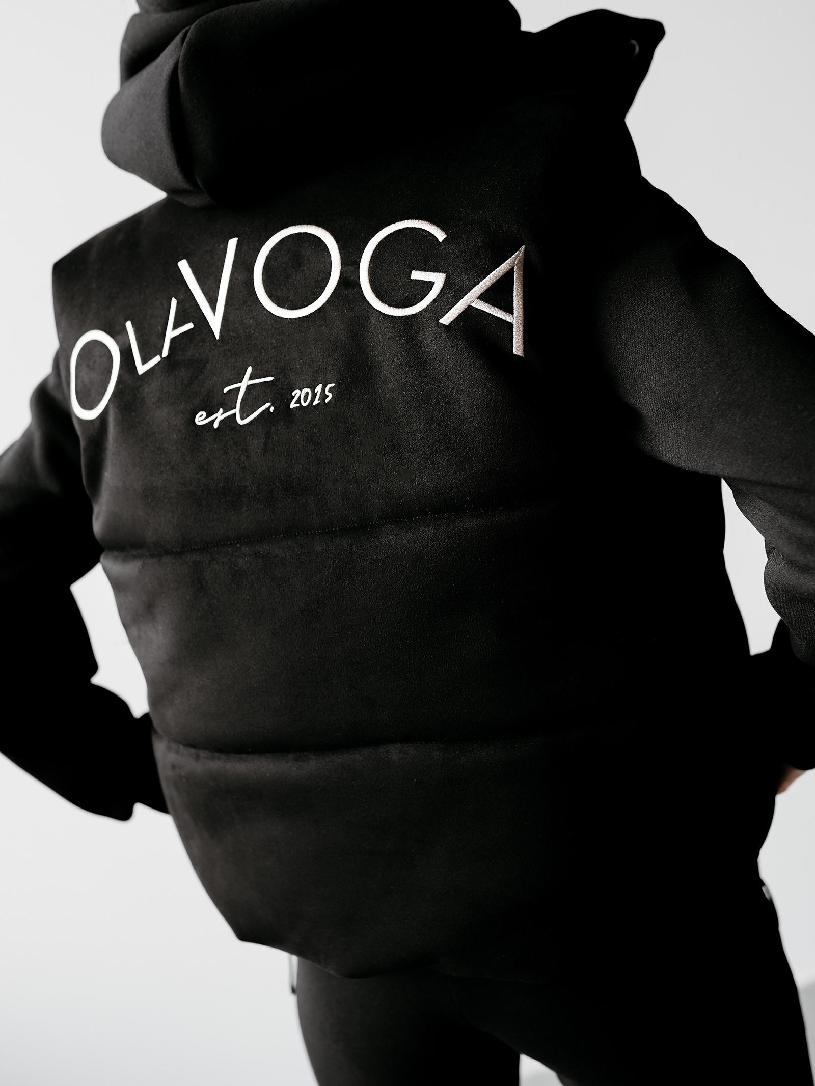 Kamizelka pikowana GILET OLAVOGA czarna