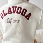 Komplet dresowy bawełniany PAPEL OLAVOGA ecru