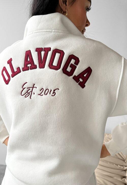 Komplet dresowy bawełniany PAPEL OLAVOGA ecru