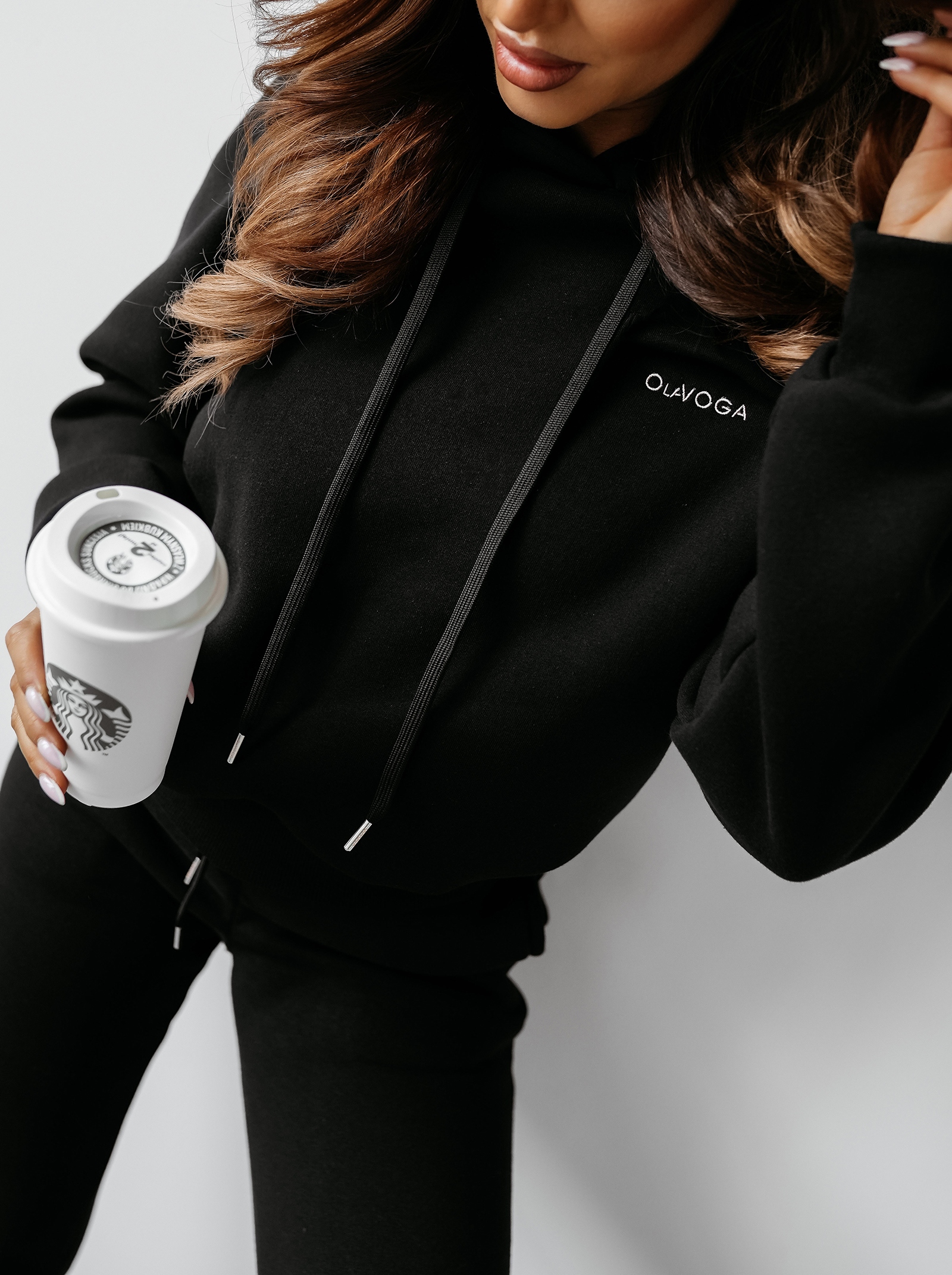 Dres damski bawełniany SINAP OLAVOGA czarny