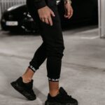 Spodnie męskie bawełniane TRIVO OLAVOGA czarne