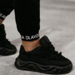 Spodnie męskie bawełniane TRIVO OLAVOGA czarne