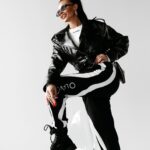 Spodnie bawełniane FICKOR OLAVOGA czarne