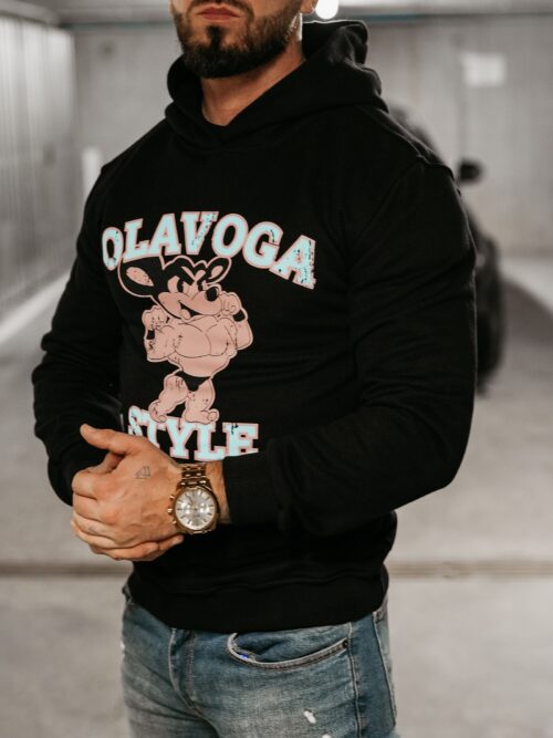 Bluza męska ocieplana FORME OLAVOGA czarna