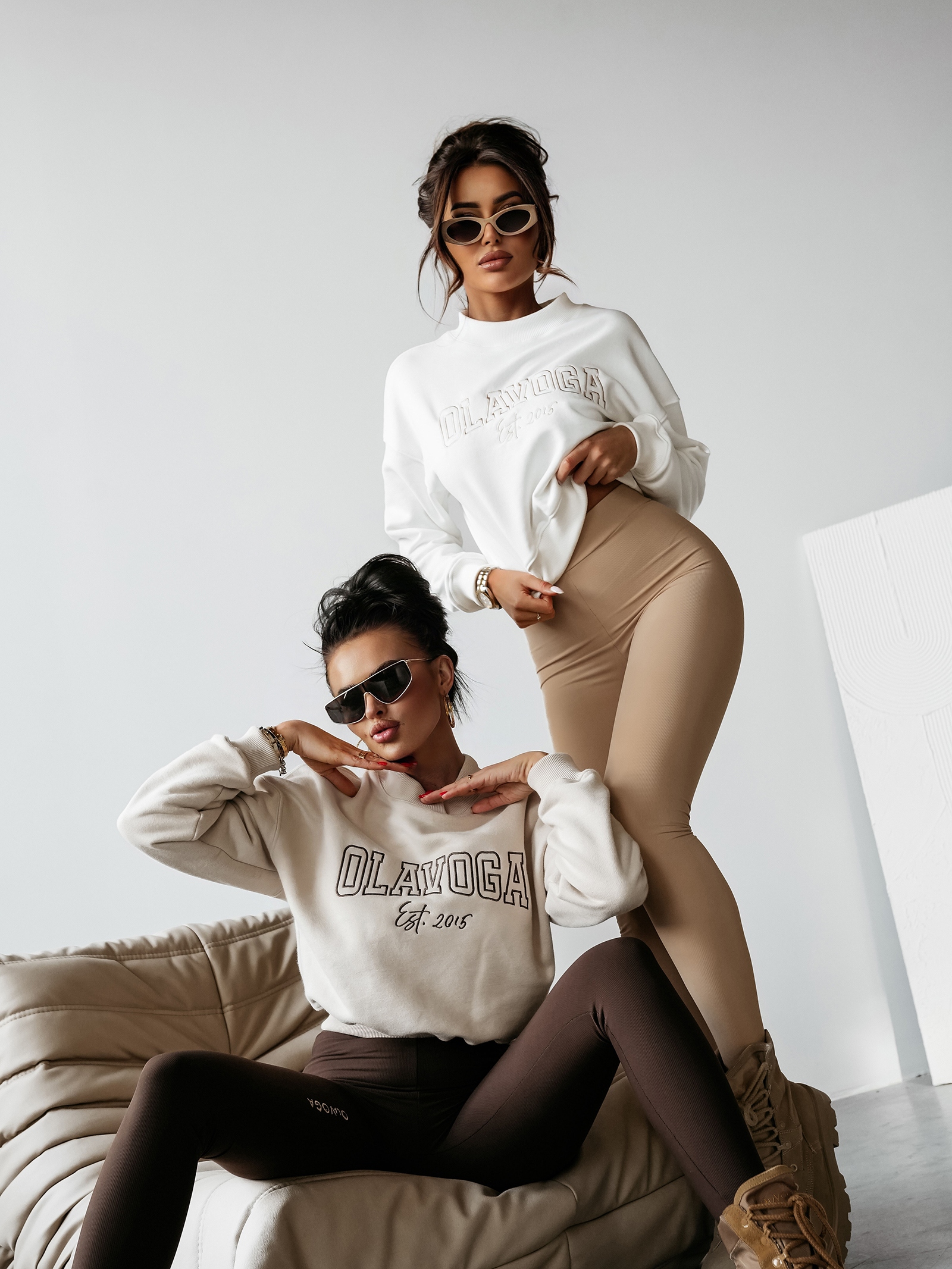 Bluza bawełniana LUPO OLAVOGA ecru Bluza bawełniana LUPO OLAVOGA ecru