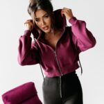 Bluza rozpinana KEMAL OLAVOGA bordowa