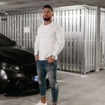 Bluzka męska longsleeve MINIMALIST MAN OLAVOGA ecru