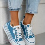 Trampki na grubej podeszwie Madam Kisik jeans