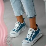 Trampki na grubej podeszwie Madam Kisik jeans