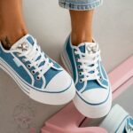 Trampki na grubej podeszwie Madam Kisik jeans